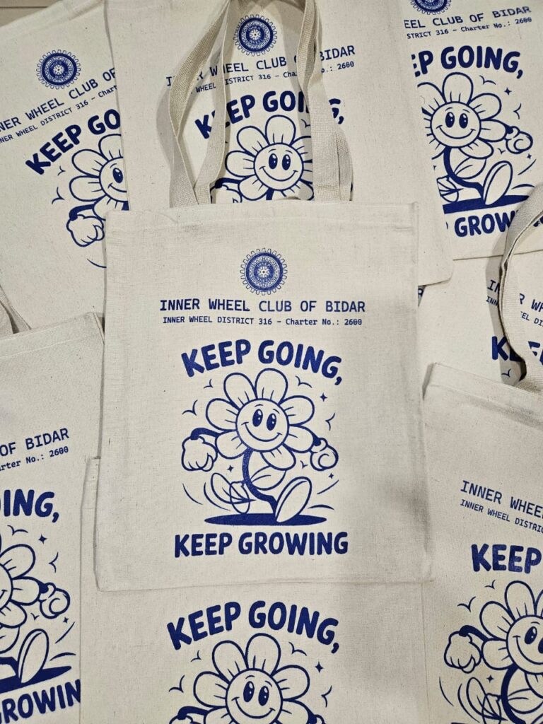Custom Tote Bags for Inner Wheel Club of Bidar by UR Prints